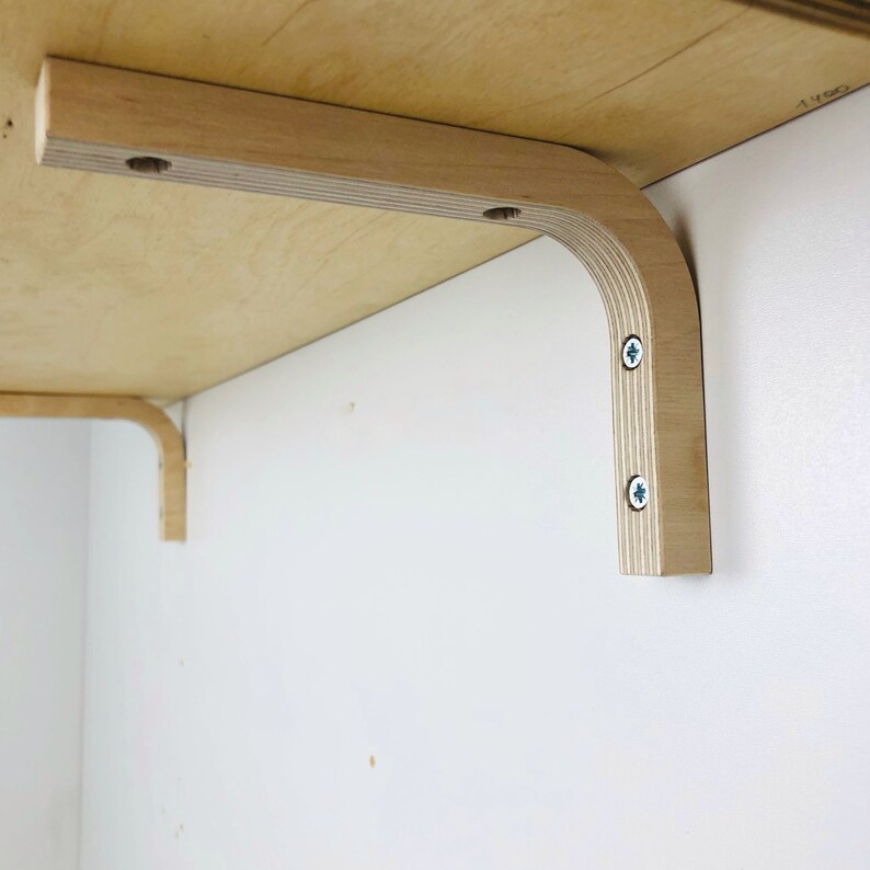 Modern Wall Wood Shelf Brackets Support L Brackets for Etsy