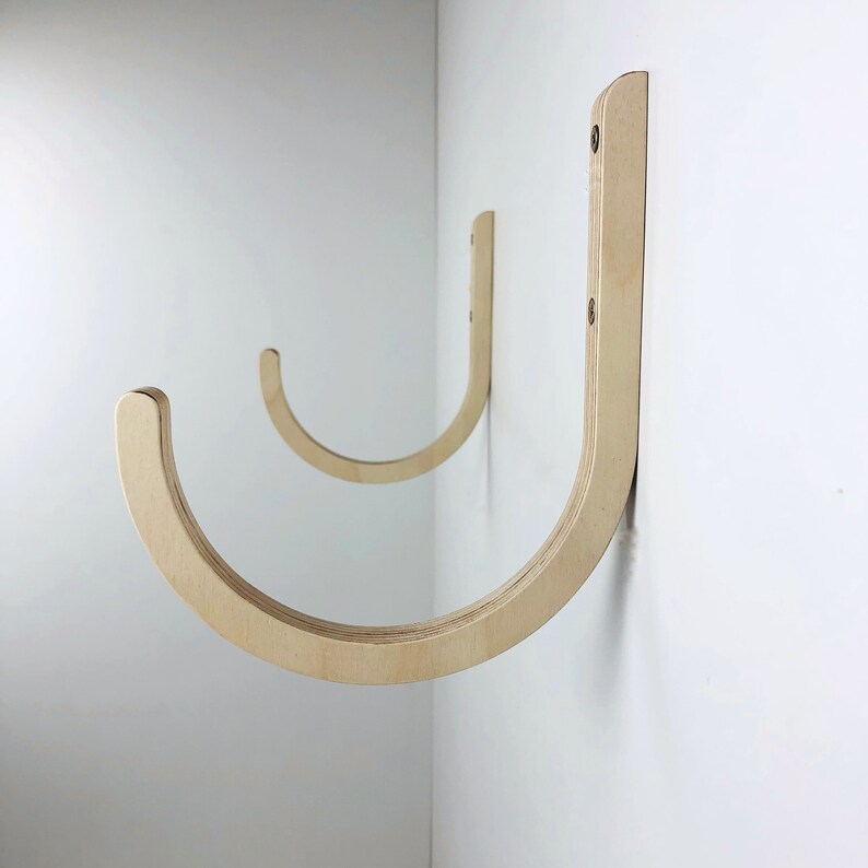 Wood Yoga Mat Holder Wall Mount Yoga Mat Hook Foam Roller Etsy