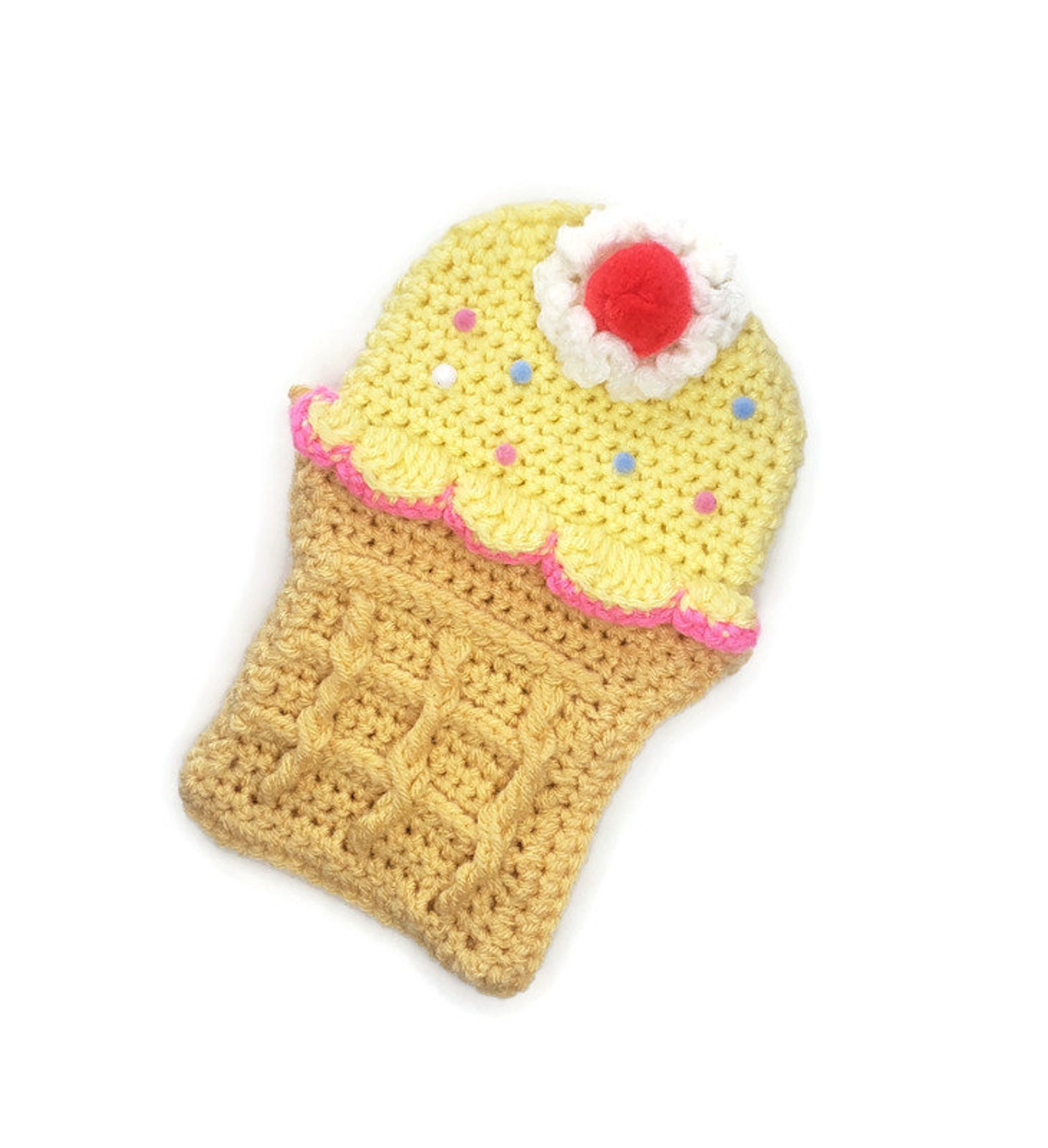 Crochet Ice Cream Purse Etsy
