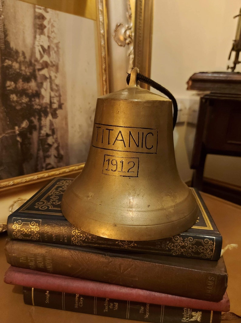 Titanic 1912 Brass Bell Antique image 1