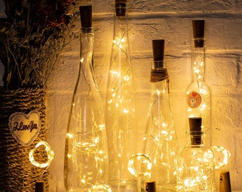 6/8 15/18 Leds Cork Shaped String Lights Wine Bottle Lamp For Party Wedding USA 6/8 15/18 Leds Cork Shaped String Lights Wine Bottle Lamp For Party Wedding USA