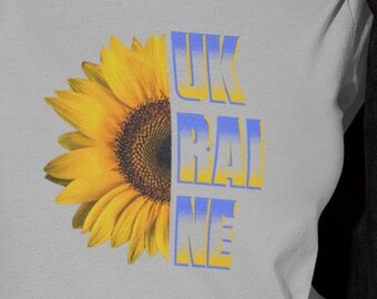 Ukraine.  Sunflower - Russian invasion - Zelensky - Putin.  Unisex Jersey Short Sleeve Tee