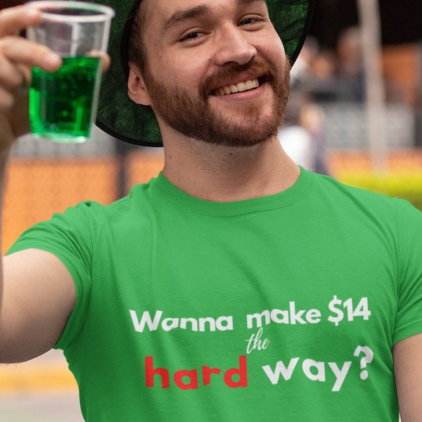 Wanna Make 14 dollars the hard way?  St. Patrick's Day - Caddy Shack - Rodney Dangerfield - Unisex Jersey Short Sleeve Tee