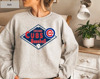 Vintage Style Chicago Cubs Sweatshirt Cubs MLB Baseball -  Ireland