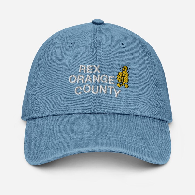 Rex Orange County Denim Baseball Cap | Who Cares Hat 