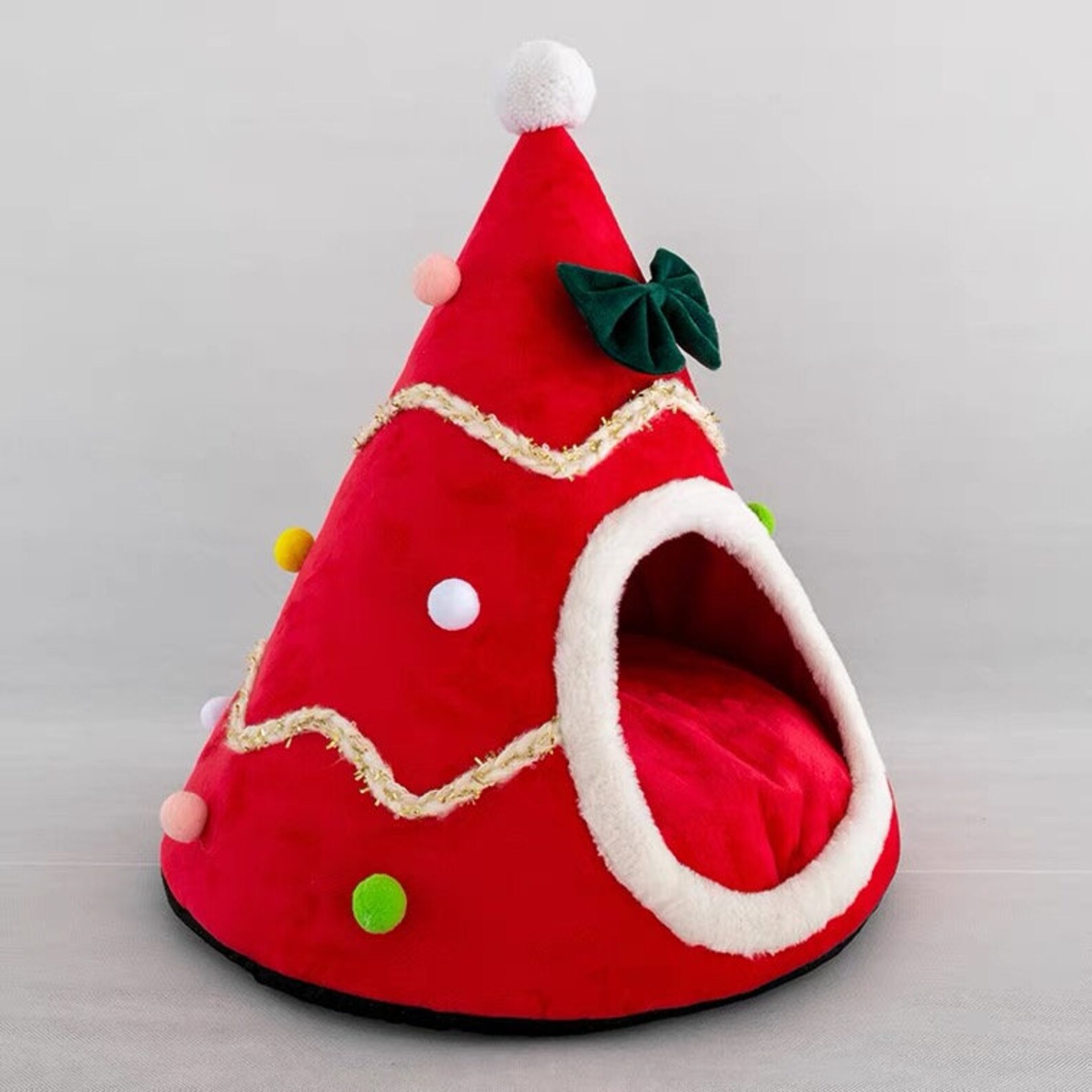 Christmas Cute pet bed Cat bed winter keep warm Cat Etsy