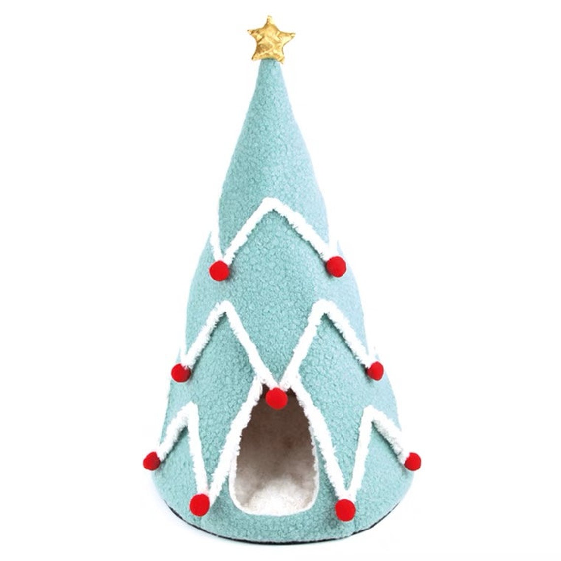 Christmas Cute pet bed Cat bed winter keep warm Cat Etsy