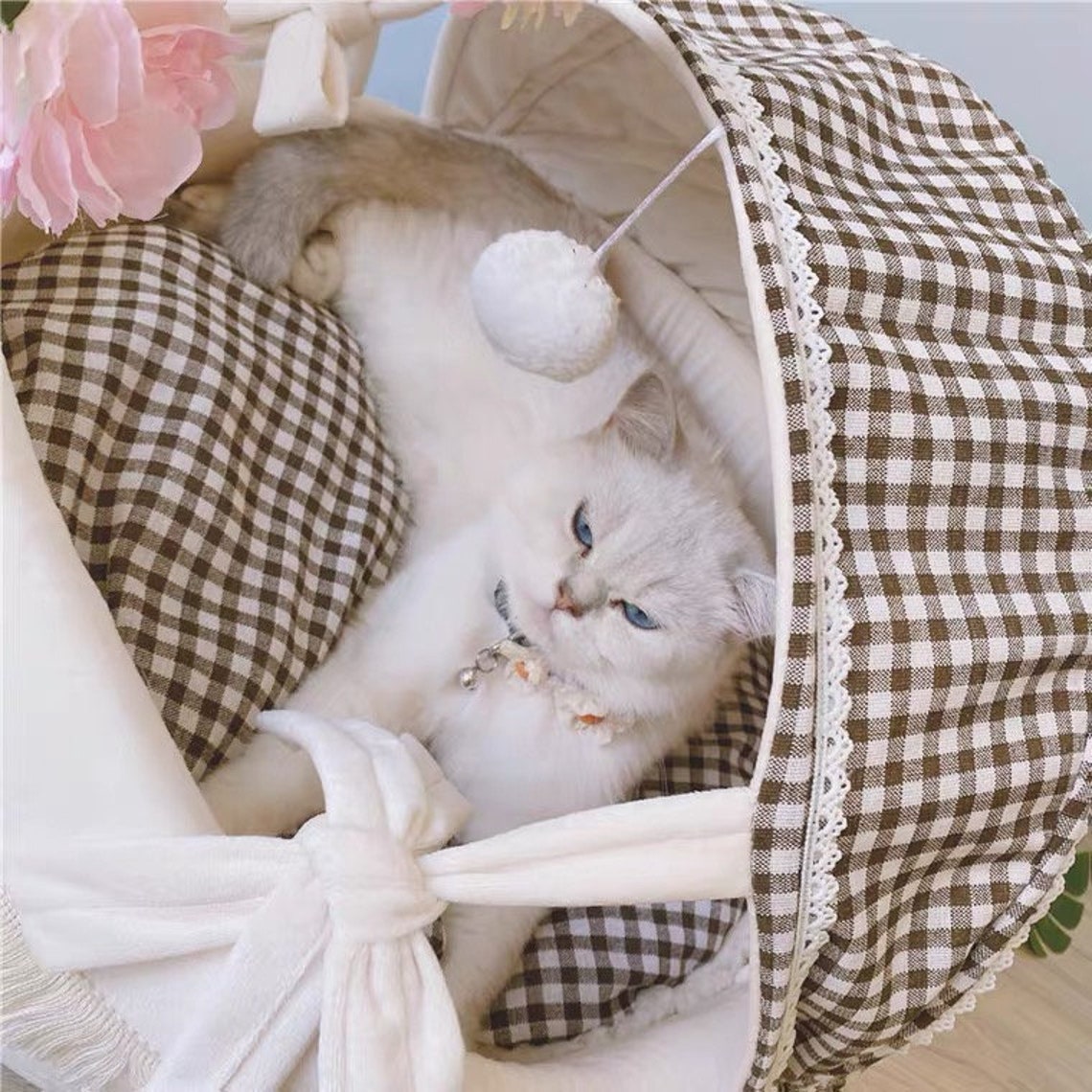Cute Cat bed Cat bed winter keep warm Cat treeModern Design Etsy