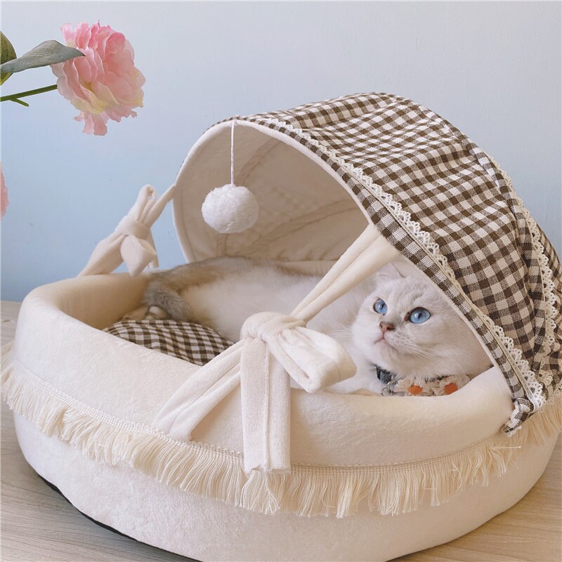 Cute Cat bed Cat bed winter keep warm Cat treeModern Design Etsy