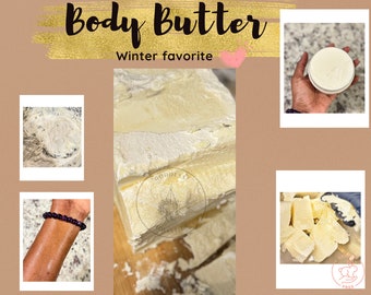 Natural Body Butter, Shea Butter, Baby Hair and Skin Body Butter