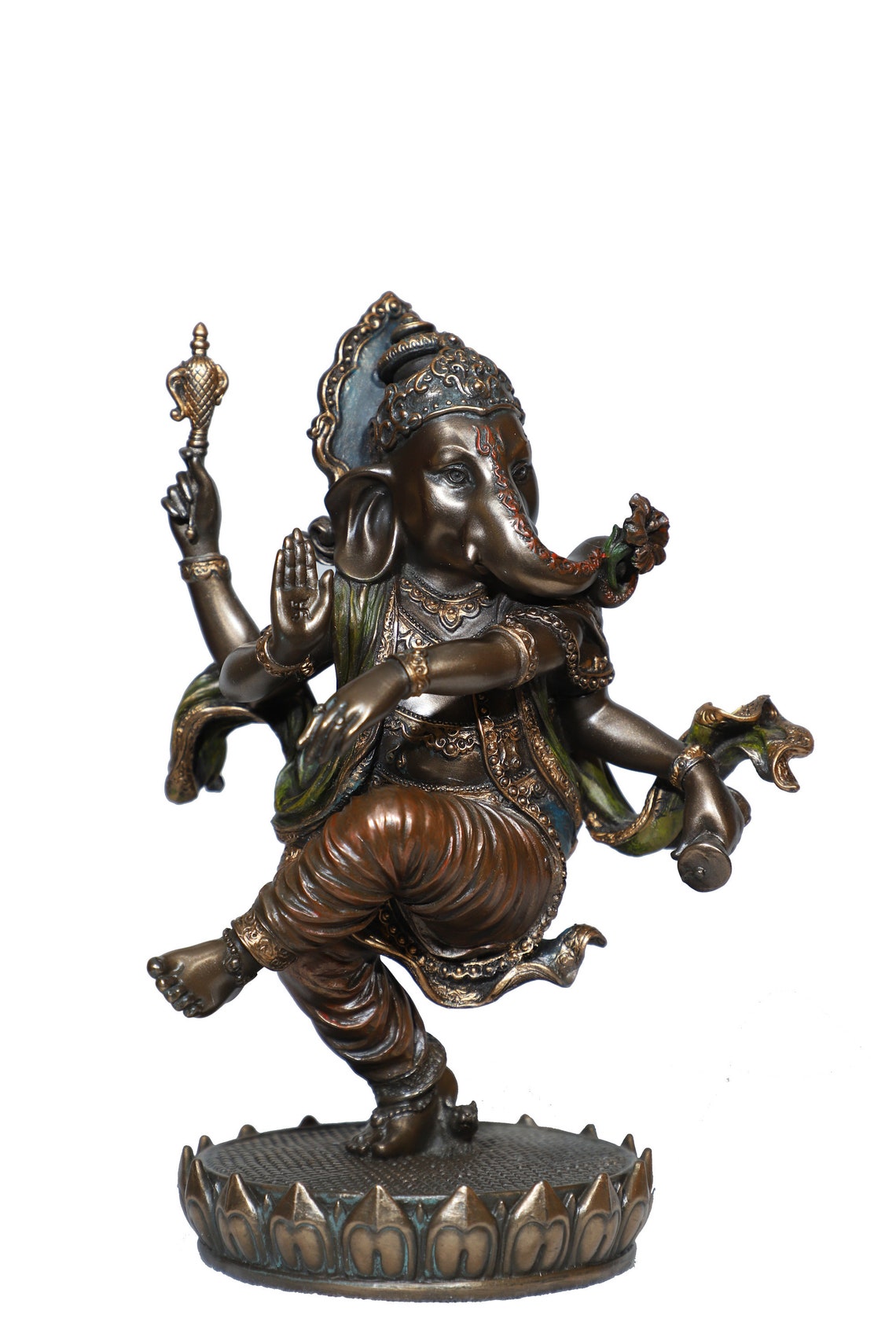 Lord Ganesha Statue Ganpati Figurine Dancing Ganesh Gift Etsy