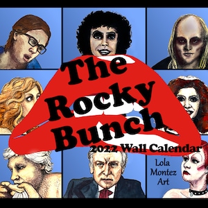 2022 Calendar Rocky Horror Parody Illustrated - 2022 Artsy Wall Calendar
