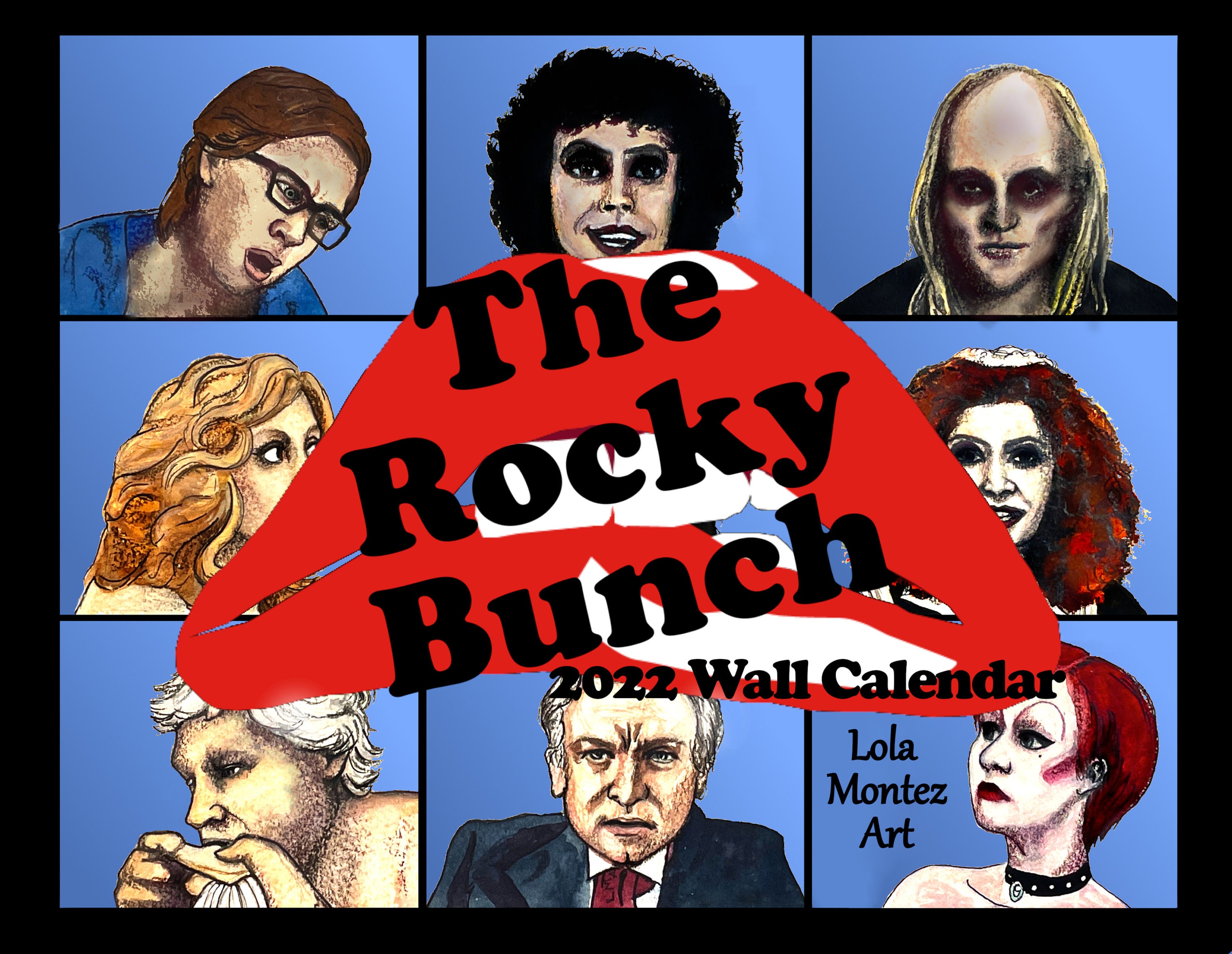 Rocky Horror Illustrated 2022 Calendar | Etsy