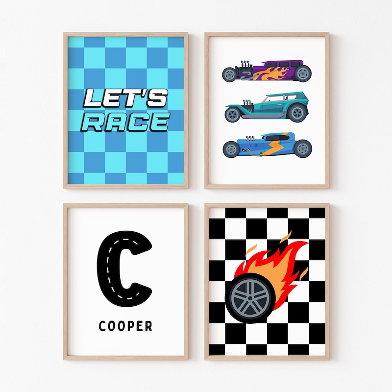 Hot wheels car a4 prints - Etsy.de