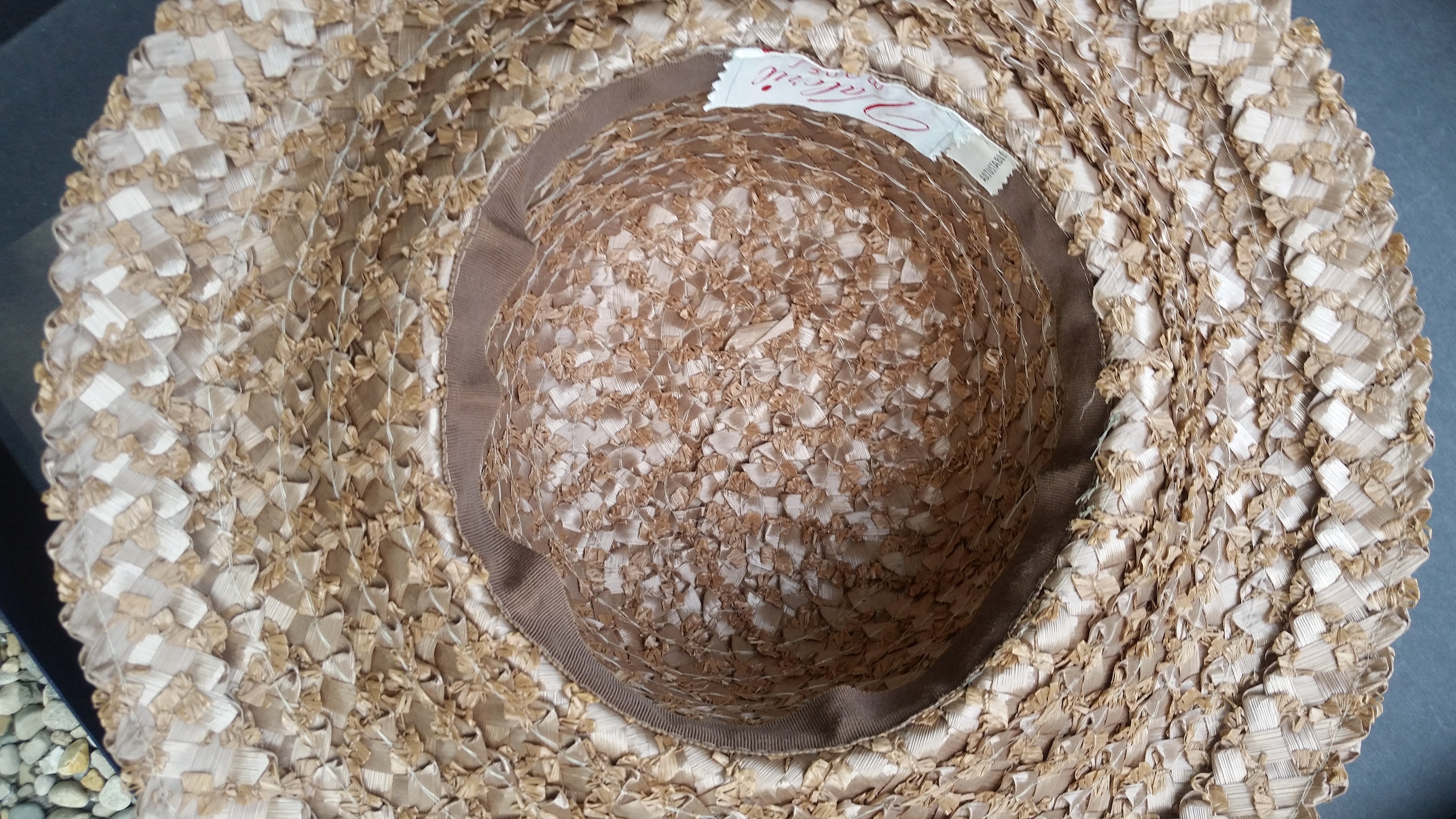 VINTAGE straw hippie hat Salwater Hippie Women main image 2