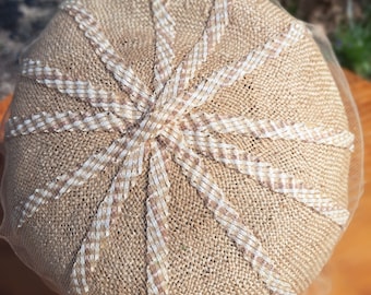 Pillbox Hat Vintage 1960's Straw Summer Formal Ladies Church Hap Made by Dana Marte