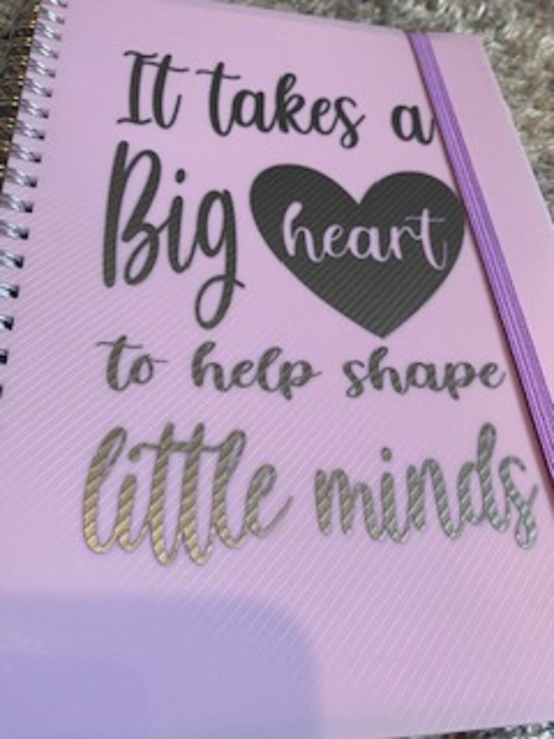 Personalised Notebook Vinyl vinyl message personalise Etsy