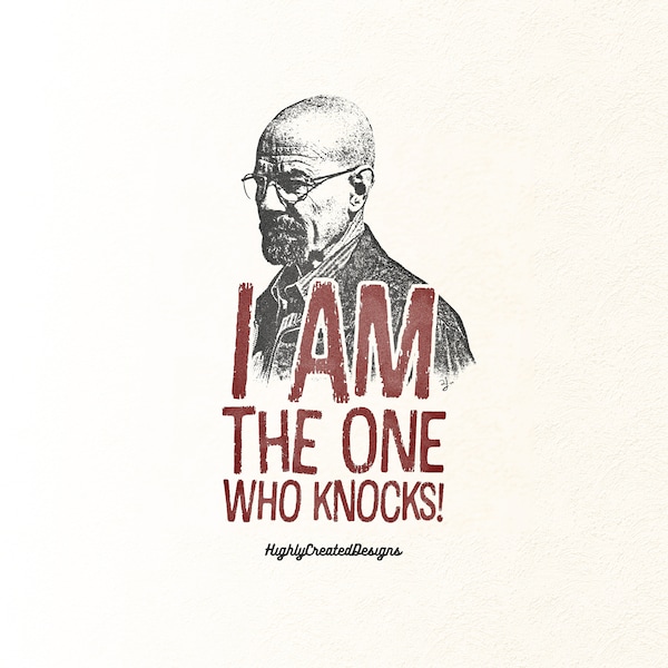 BREAKING BAD I AmThe One Who Knocks T-shirt WALTER WHITE - Foto 3