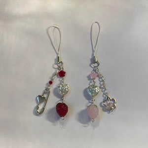 Cottagecore Strawberry Cute Phone Charms/charm Accessories 