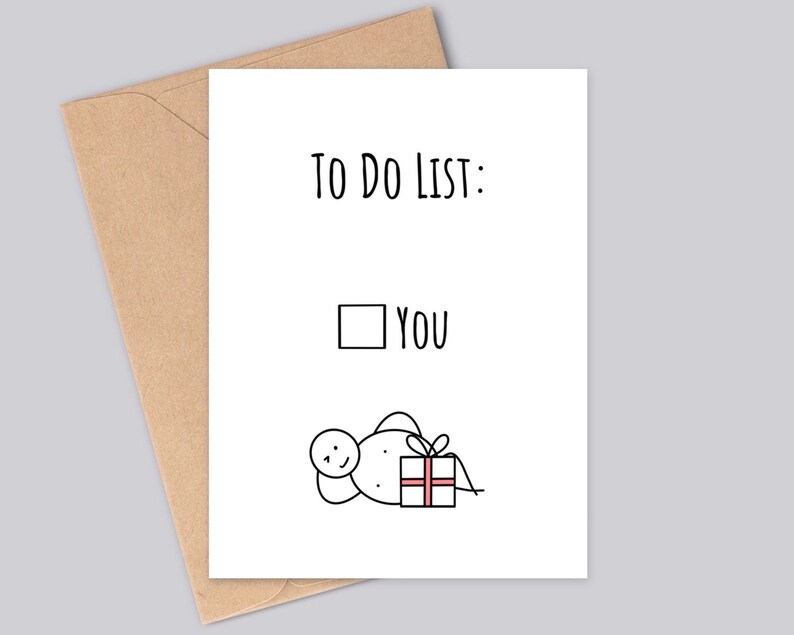 Carte d'anniversaire « Liste de choses à faire » - Joyeux anniversaire - Oeuvre d'art de style griffonnage - Finition luxueuse et texturée - Format A6 - 100 % recyclable image 1