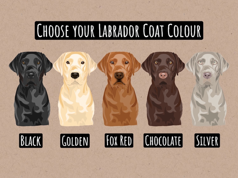 Customised Labrador Birthday A6 Card Will you be sharing that cake Black, Golden, Fox Red, Chocolate, or Silver Coat Colours. image 3