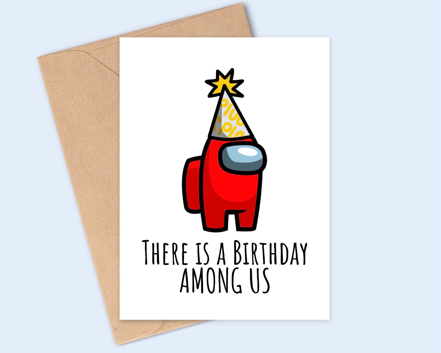 There is a Birthday Among Us Among Us Game Inspired Birthday - Etsy