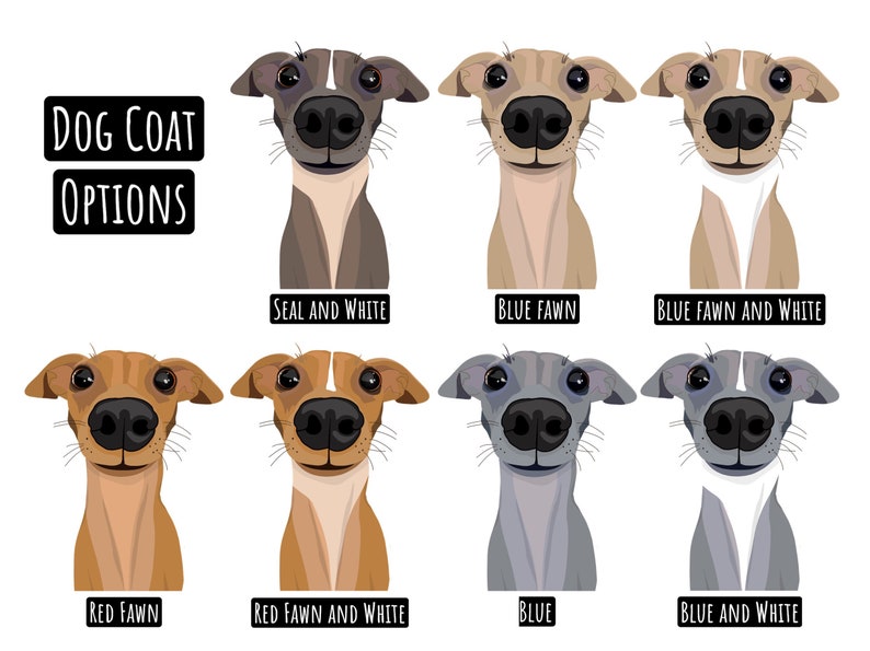 Carte de Noël personnalisée pour chien lévrier italien - Quelqu'un a-t-il dit gâteau ? - Différentes options de pelage pour chien disponibles - Papier durable - A6 image 3