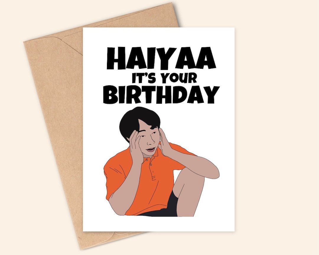 Haiyaa - Uncle Roger Birthday Card - Handmade - A6 - Recyclable - Etsy