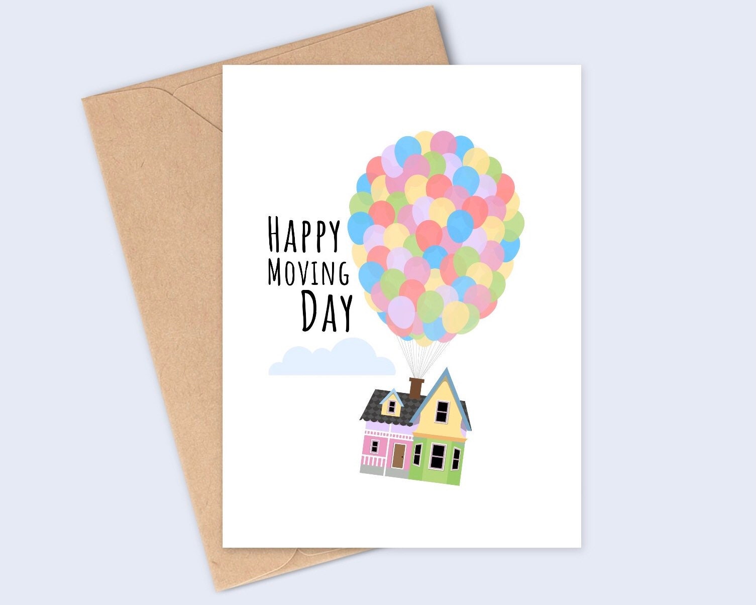 Happy Moving Day up Movie Inspired Greetings Card for New - Etsy Singapore