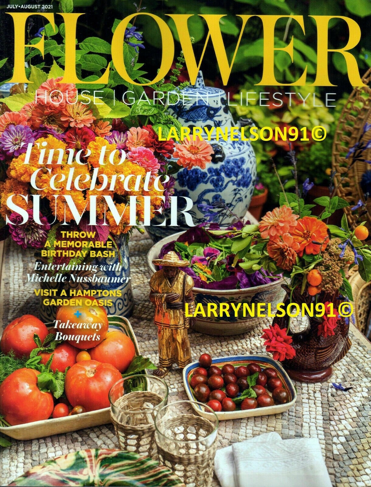Flower Magazine Subscription 6 Issues 1 Year Etsy