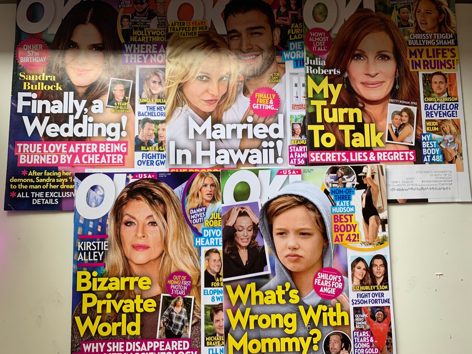 Celebrity Gossip Magazine Bundle lot of 15 US weekly Ok Star Etsy