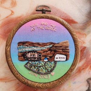The Gorge Amphitheatre embroidery mini