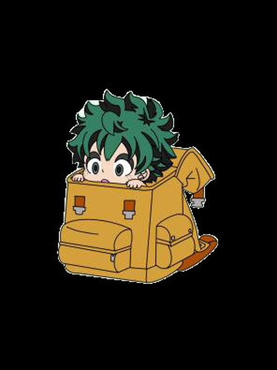 Anime Boy in Backpack / Izuku Midoriya 