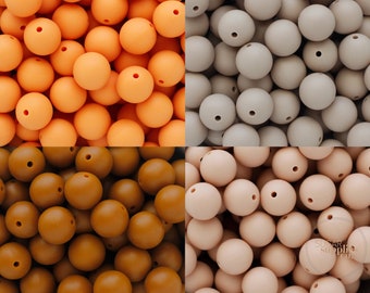 Contas de silicone de 12 mm, contas de silicone DIY, contas de silicone de grau alimentício sem BPA, contas de silicone em massa, contas por atacado