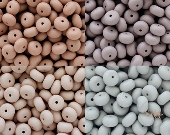 14mm Silicone Abacus Beads, DIY Silicone beads, BPA Free Food Grade Silicone beads, Silicone Beads Bulk, Wholesale Beads