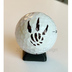 Stencil per marcatura della pallina da golf Raptor Claw - Stampato in 3D