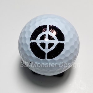 Target - Stencil per marcatura di palline da golf - Stampato in 3D