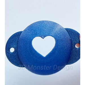 Cuore - Stencil per marcatura palline da golf - Stampato in 3D