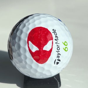 Spiderman Logo - Stencil per marcatura di palline da golf - Stampato in 3D