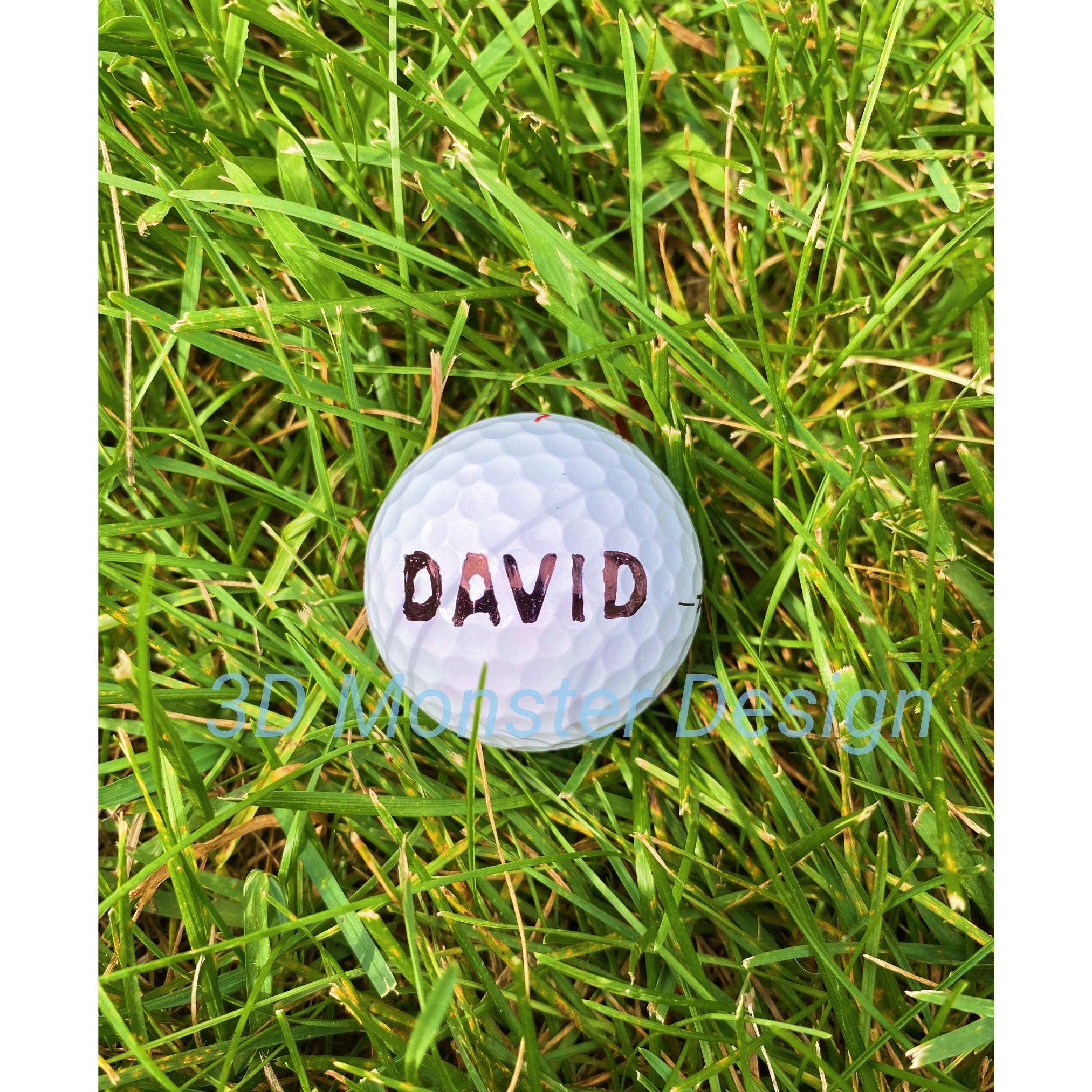 Personalized Golf Ball Marking Stencil With NO Alignment Lines Etsy