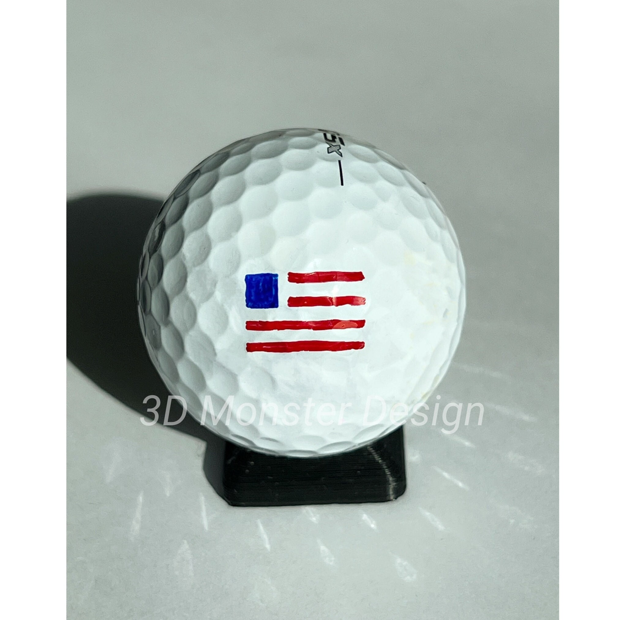 13+ American Flag Golf Ball