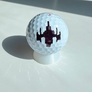 Bosconian Starfighter Ship - Stencil per la marcatura della pallina da golf - Stampato in 3D