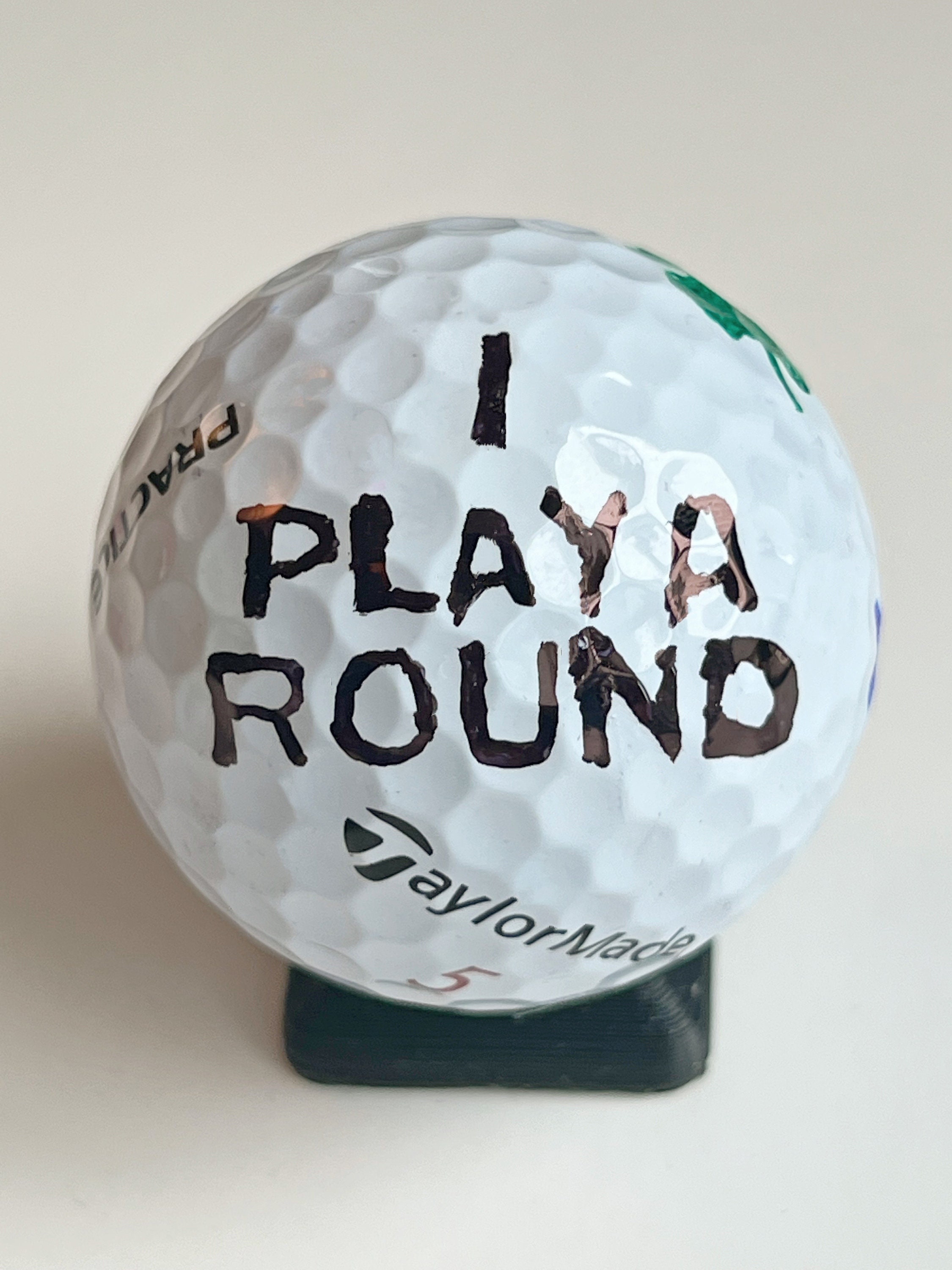 Personalized Golf Ball Marking Stencil Custom Text 3D Etsy