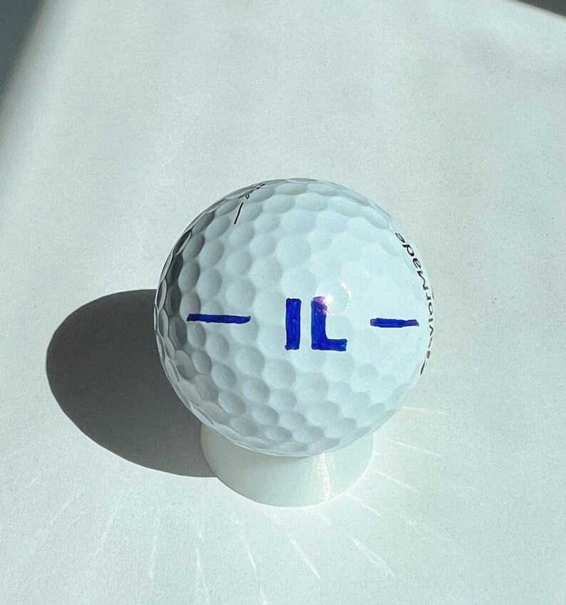 Personalized Golf Ball Marking Stencil With Thin Horizontal Etsy