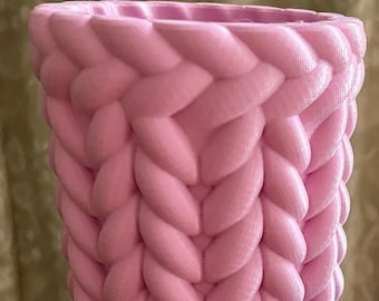 Knit Stitch Vase