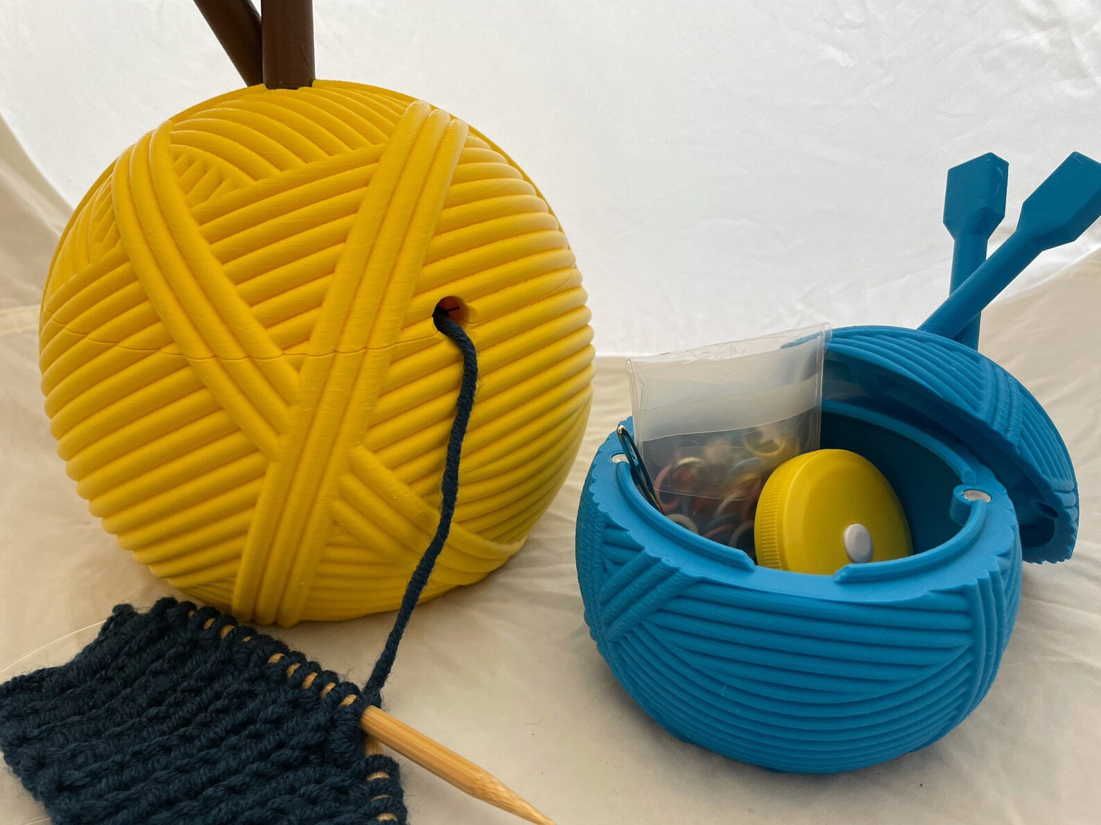 3d Printed Yarn Ball Bowl Unique Etsy