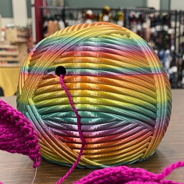 3d Printed Yarn Ball Bowl - Without Needles