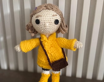 Crochet Coraline Doll Customizable Hair