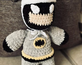Crochet Batman With Hello Kitty Hat