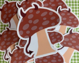 Devil Mushroom Sticker